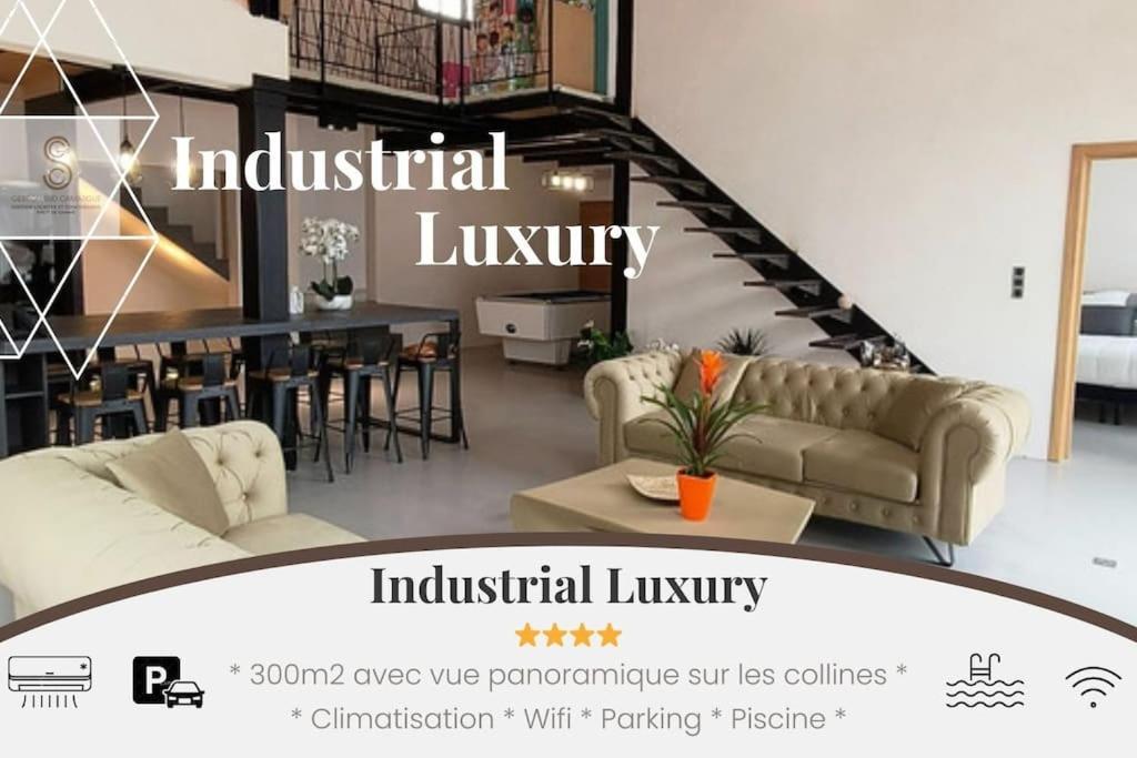 Industrial Luxury Nimes & Arles Villa Beaucaire  Eksteriør billede